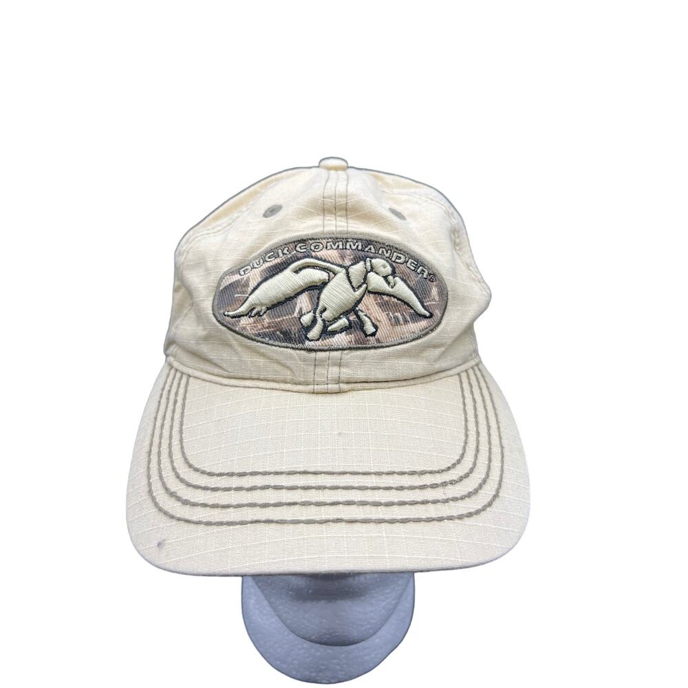 Duck Commander Hat Mens One Size Adjustable Brown Tan Crush Dad Baseball Cap